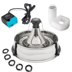 Drinkwell® Stainless Multi-Pet Fountain-PetSafe Store