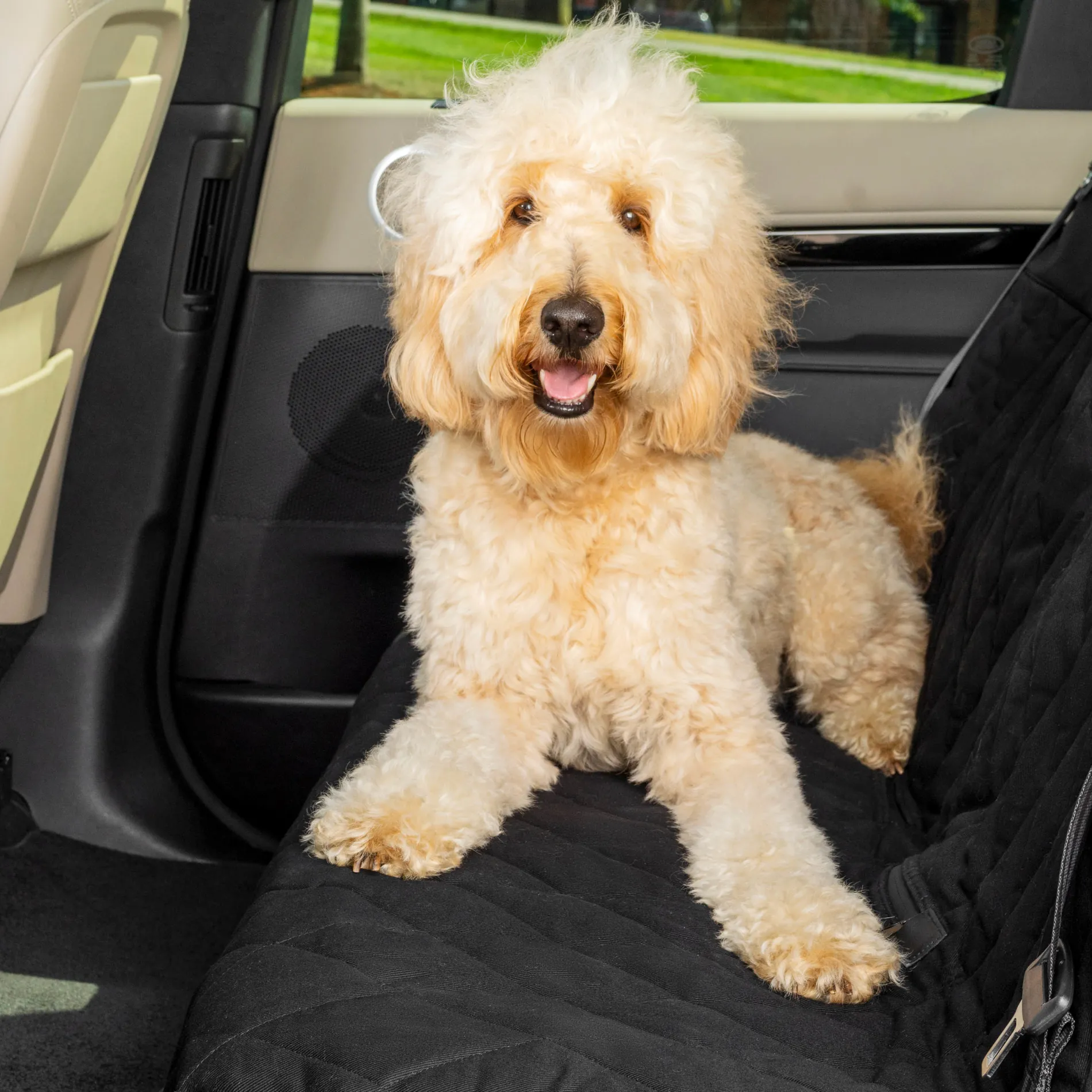 Happy Ride® Quilted Bench Seat Cover-PetSafe Clearance